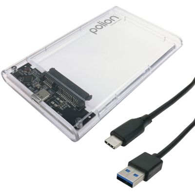 OEM Baie Pour Disque Dur/ssd Sata 2,5" Usb 3.2 Usb-c Vers Usb-a Transparente - Publicité OEM Baie Pour Disque Dur/ssd Sata 2,5" Usb 3.2 Usb-c Vers Usb-a Transparente - Publicité