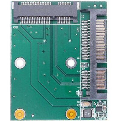 FLAMMKRAFT Module Adaptateur Convertisseur Ssd Mini Pcie Msata 6 Gbit/s Vers Sata 6 Gbit/s 2,5 Pouces - Compatible Avec Le Protocole Sata - Publicité FLAMMKRAFT Module Adaptateur Convertisseur Ssd Mini Pcie Msata 6 Gbit/s Vers Sata 6 Gbit/s 2,5 Pouces - Compatible Avec Le Protocole Sata - Publicité
