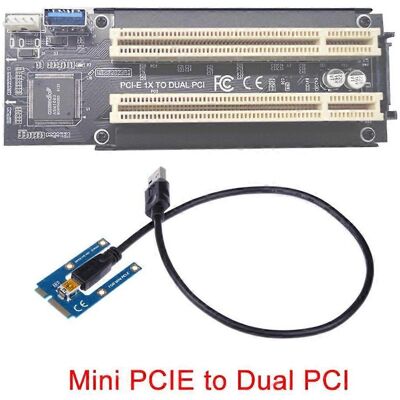 FLAMMKRAFT Adaptateur Convertisseur Nvme/mini Pcie Vers Double Pci Haute Efficacité, Câble Usb 3.0 - Mini Pcie Vers 2 Pci - Publicité FLAMMKRAFT Adaptateur Convertisseur Nvme/mini Pcie Vers Double Pci Haute Efficacité, Câble Usb 3.0 - Mini Pcie Vers 2 Pci - Publicité