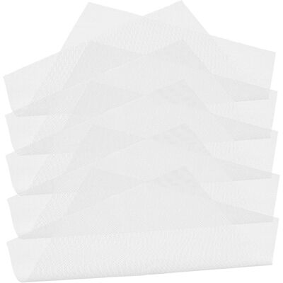 GRASSLIN Popetpop Lot De 5 Tapis De Séchage En Silicone Blanc Réutilisables Pour Séchoir À Fruits, Résistants À Haute Température, Forme Carrée, Pour Déshydrateur Alimentaire'-'- - Publicité GRASSLIN Popetpop Lot De 5 Tapis De Séchage En Silicone Blanc Réutilisables Pour Séchoir À Fruits, Résistants À Haute Température, Forme Carrée, Pour Déshydrateur Alimentaire'-'- - Publicité