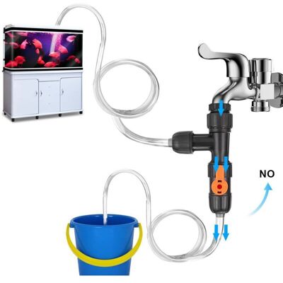 SANS MARQUE Outils De Nettoyage D'Aquarium Extracteur D'Eau Outil De Changement D'Eau Changeur D'Eau Pour Robinet Nettoyage D'Aquarium Facile À Manipuler - Publicité SANS MARQUE Outils De Nettoyage D'Aquarium Extracteur D'Eau Outil De Changement D'Eau Changeur D'Eau Pour Robinet Nettoyage D'Aquarium Facile À Manipuler - Publicité
