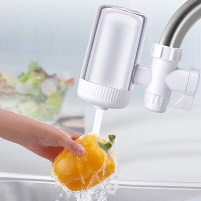 MOXIE Filtre À Eau Faucet, Système De Purificateur De Robinet À Long Terme Pour La Cuisine À La Maison - Publicité MOXIE Filtre À Eau Faucet, Système De Purificateur De Robinet À Long Terme Pour La Cuisine À La Maison - Publicité