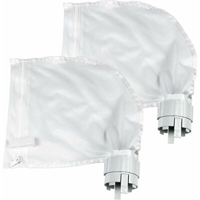 Melissa Lot De 2 Sacs Filtrants Pour Nettoyeur De Piscine Convient Pour Polaris360 Et 380 Nettoyeur De Piscine Design Zippé Et Réglable En Blanc - Publicité Melissa Lot De 2 Sacs Filtrants Pour Nettoyeur De Piscine Convient Pour Polaris360 Et 380 Nettoyeur De Piscine Design Zippé Et Réglable En Blanc - Publicité