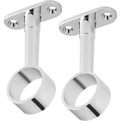 Melissa 2 Pièce Tringle De Penderie Support Central Pour Tubes De Penderie Ronds Ø 25 Mm Support De Tringle De Penderie Support De Tube De Penderie - Publicité Melissa 2 Pièce Tringle De Penderie Support Central Pour Tubes De Penderie Ronds Ø 25 Mm Support De Tringle De Penderie Support De Tube De Penderie - Publicité