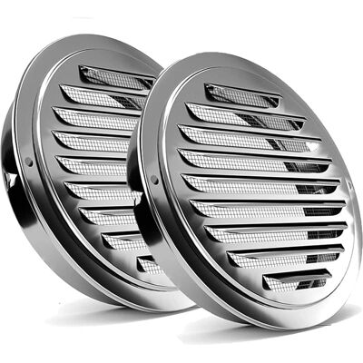 SANS MARQUE 2 Pièces Grille Aeration 100mm,grille De Ventilation Ronde En Acier Inoxydable Avec Moustiquaire,pour Garage, Cuisine, Salle De Bain - Publicité SANS MARQUE 2 Pièces Grille Aeration 100mm,grille De Ventilation Ronde En Acier Inoxydable Avec Moustiquaire,pour Garage, Cuisine, Salle De Bain - Publicité