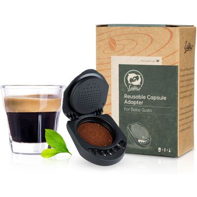 ACKERMAN Capsules De Café Rechargeables Pour Dolce Gusto, Capsule Réutilisable, Adaptateur Quotidien, Conversion, Compatible Avec Genio, Accessoires De Machine À Café - Publicité ACKERMAN Capsules De Café Rechargeables Pour Dolce Gusto, Capsule Réutilisable, Adaptateur Quotidien, Conversion, Compatible Avec Genio, Accessoires De Machine À Café - Publicité