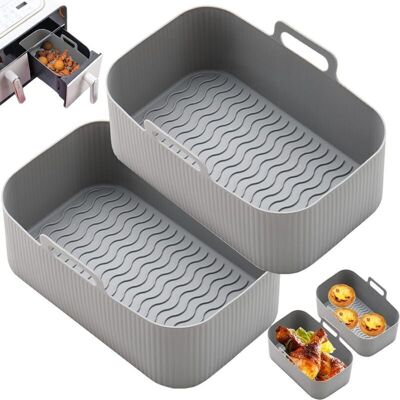 OEM Panier Friteuse Air Fryer Accessoires-2 Pcs Moule Air Fryer Réutilisable Accessoire Air Fryer Plat Pour Air Fryer Antiadhésive Air Fryer Double Compartiment Pour Air Fryer Moule Pour Air Fryer(,de Deb - Publicité OEM Panier Friteuse Air Fryer Accessoires-2 Pcs Moule Air Fryer Réutilisable Accessoire Air Fryer Plat Pour Air Fryer Antiadhésive Air Fryer Double Compartiment Pour Air Fryer Moule Pour Air Fryer(,de Deb - Publicité