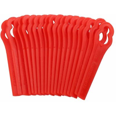 PELTOR Jeffergarden 100 Pcs Lames En Plastique De Rechange Pour Coupe Bordure Faucheuse Lame De Découpe Machine Découpage Lames Moteur Pièces Kit Pour Frt18a Frt18a1 Art 46155 Frt20a1 Accessoires - Publicité PELTOR Jeffergarden 100 Pcs Lames En Plastique De Rechange Pour Coupe Bordure Faucheuse Lame De Découpe Machine Découpage Lames Moteur Pièces Kit Pour Frt18a Frt18a1 Art 46155 Frt20a1 Accessoires - Publicité