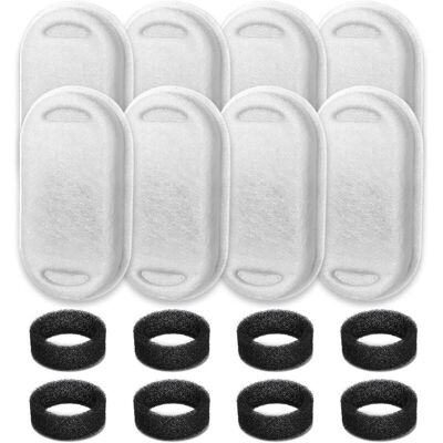 PELTOR Lot De 16 Filtres De Rechange Pour Fontaine À Eau – 8 Filtres Charbon + 8 Éponges – Compatibles Fontaines Acier Inoxydable 2l 3.2l - Publicité PELTOR Lot De 16 Filtres De Rechange Pour Fontaine À Eau – 8 Filtres Charbon + 8 Éponges – Compatibles Fontaines Acier Inoxydable 2l 3.2l - Publicité