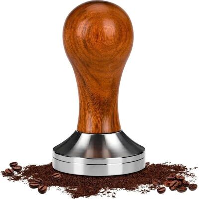 OEM Presse-café 51 Mm En Acier Inoxydable 304, Presse-expresso Avec Poignée En Bois De Noyer, Pour Porte-filtre, Barista Tamper Cafés Et Amateurs De Café - Publicité OEM Presse-café 51 Mm En Acier Inoxydable 304, Presse-expresso Avec Poignée En Bois De Noyer, Pour Porte-filtre, Barista Tamper Cafés Et Amateurs De Café - Publicité