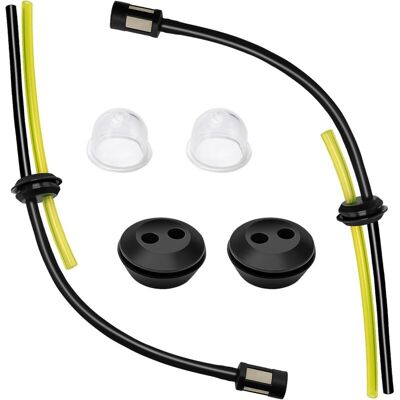 Scotch Aiperq – Kit De Filtre À Essence Pour Débroussailleuse – 2 Ensembles Avec Ampoules D'Amorçage Et Joints De Réservoir – Tuyaux 3mm Et 5.5mm - Publicité Scotch Aiperq – Kit De Filtre À Essence Pour Débroussailleuse – 2 Ensembles Avec Ampoules D'Amorçage Et Joints De Réservoir – Tuyaux 3mm Et 5.5mm - Publicité