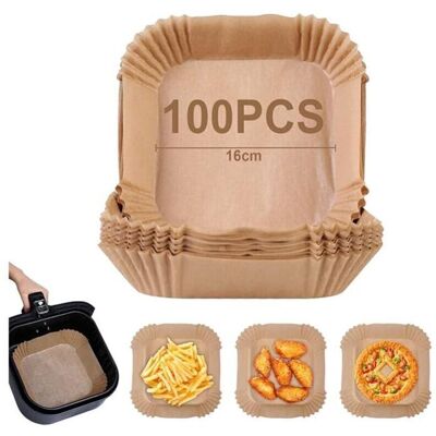 Scotch Papier Sulfurisé Pour Air Fryer,100 Pièces 16cm Papier Cuisson Air Fryer Paper Liner,jetable Antiadhésive Sans Huile Papier Parchemin Accessoires Air Fryer Pour 3-4.5l Friteuse À Air,de - Publicité Scotch Papier Sulfurisé Pour Air Fryer,100 Pièces 16cm Papier Cuisson Air Fryer Paper Liner,jetable Antiadhésive Sans Huile Papier Parchemin Accessoires Air Fryer Pour 3-4.5l Friteuse À Air,de - Publicité