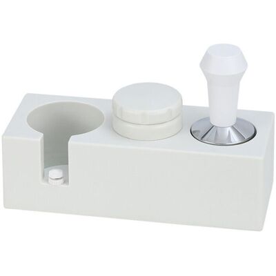 SANS MARQUE Support De Tapis De Tassement De Café Support De Fabricant De Poudre De Tasseur En Acier Inoxydable Et Silicone, Accessoires De Barista Pour Débutants - Publicité SANS MARQUE Support De Tapis De Tassement De Café Support De Fabricant De Poudre De Tasseur En Acier Inoxydable Et Silicone, Accessoires De Barista Pour Débutants - Publicité