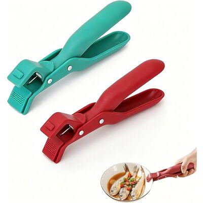 SANS MARQUE Lot De 2 Pinces De Cuisine En Silicone Anti-brûlure Pour Friteuse À Air Chaud - Pince De Cuisine Antidérapante - Pince De Cuisine En Silicone - Pince De Cuisine - Pince Multifonction - Support - Publicité SANS MARQUE Lot De 2 Pinces De Cuisine En Silicone Anti-brûlure Pour Friteuse À Air Chaud - Pince De Cuisine Antidérapante - Pince De Cuisine En Silicone - Pince De Cuisine - Pince Multifonction - Support - Publicité