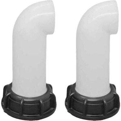 Melissa 2 Pièces Buse De Valve Pour Réservoir D'Eau Ibc 60mm, Adaptateur Pour Cuve (blanc) - Publicité Melissa 2 Pièces Buse De Valve Pour Réservoir D'Eau Ibc 60mm, Adaptateur Pour Cuve (blanc) - Publicité