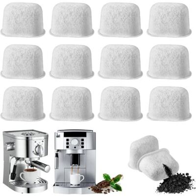 SCORPIO Lot De 12 Filtres À Eau Pour Machine À Café Ninja Luxe Cafe(es601), Filtre À Charbon Actif, Inserts De Filtre À Eau De Rechange Pour Machines À Expresso Ninja - Publicité SCORPIO Lot De 12 Filtres À Eau Pour Machine À Café Ninja Luxe Cafe(es601), Filtre À Charbon Actif, Inserts De Filtre À Eau De Rechange Pour Machines À Expresso Ninja - Publicité