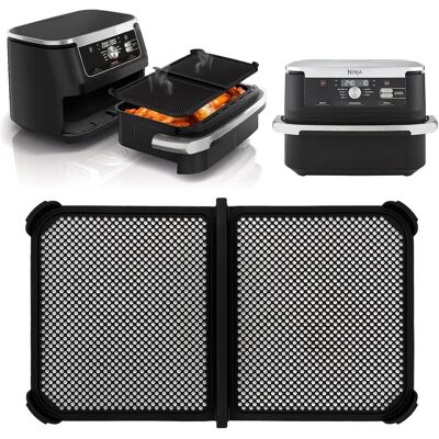 GRASSLIN 1 Grille Anti Projection Silicone Pour Air Fryer Ninja 10,4 L Af500eu, Résistant Chaleur 240°c, Accessoire Réutilisable Cuisine - Publicité GRASSLIN 1 Grille Anti Projection Silicone Pour Air Fryer Ninja 10,4 L Af500eu, Résistant Chaleur 240°c, Accessoire Réutilisable Cuisine - Publicité