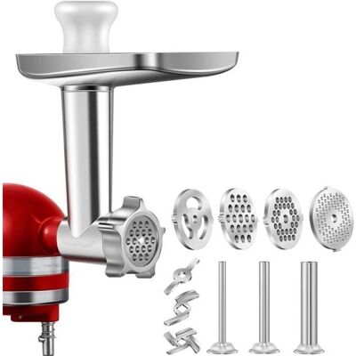 SANS MARQUE 1ensemble D'Accessoires De Hachoir En Métal Pour Batteurs Sur Socle Kitchenaid, Accessoire De Hachoir À Viande Inclus - Publicité SANS MARQUE 1ensemble D'Accessoires De Hachoir En Métal Pour Batteurs Sur Socle Kitchenaid, Accessoire De Hachoir À Viande Inclus - Publicité