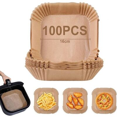 PELTOR Papier Sulfurisé Pour Air Fryer,100 Pièces 16cm Papier Cuisson Air Fryer Paper Liner,jetable Antiadhésive Sans Huile Papier Parchemin Accessoires Air Fryer Pour 3-4.5l Friteuse À Air - Publicité PELTOR Papier Sulfurisé Pour Air Fryer,100 Pièces 16cm Papier Cuisson Air Fryer Paper Liner,jetable Antiadhésive Sans Huile Papier Parchemin Accessoires Air Fryer Pour 3-4.5l Friteuse À Air - Publicité