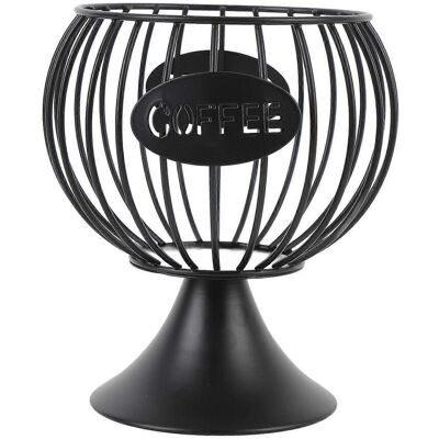 FLAMMKRAFT Porte-capsules De Café Moderne En Fer Avec Base Lestée, Pour La Maison Ou Le Bureau. Publicité FLAMMKRAFT Porte-capsules De Café Moderne En Fer Avec Base Lestée, Pour La Maison Ou Le Bureau. Publicité