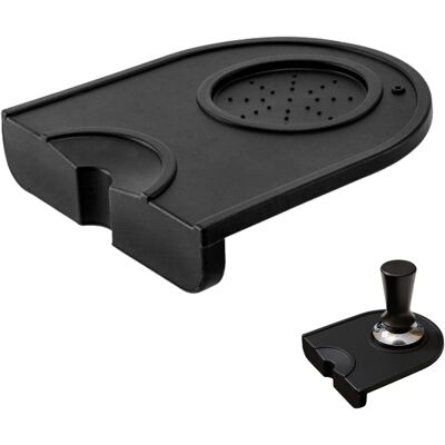 GRASSLIN 1 Tapis De Tassage En Silicone Antidérapant Pour Tamper Espresso, Accessoire Barista Avec Rangement, Pour Cuisine Et Café - Publicité GRASSLIN 1 Tapis De Tassage En Silicone Antidérapant Pour Tamper Espresso, Accessoire Barista Avec Rangement, Pour Cuisine Et Café - Publicité