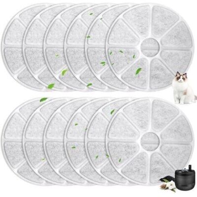 SCORPIO Lot De 12 Filtre Fontaine Eau Chat Pour Philips Paw3210/02, Filtre Fontaine A Eau Chat Remplaçant À Charbon Actif, Triple Système De Filtration - Publicité SCORPIO Lot De 12 Filtre Fontaine Eau Chat Pour Philips Paw3210/02, Filtre Fontaine A Eau Chat Remplaçant À Charbon Actif, Triple Système De Filtration - Publicité