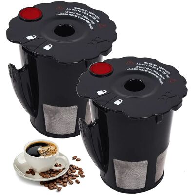 MOXIE Lot De 2 Filtres À Café Réutilisables Pour Brasseurs Keurig K-cup 2.0 Series Modèle K200 K250 K300 K350 K400 K450 K460 K475 K460 K500 K550 K560 K575 - Publicité MOXIE Lot De 2 Filtres À Café Réutilisables Pour Brasseurs Keurig K-cup 2.0 Series Modèle K200 K250 K300 K350 K400 K450 K460 K475 K460 K500 K550 K560 K575 - Publicité