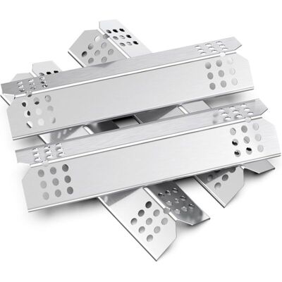 ACKERMAN Lot De 4 38.1cm Diffuseur Chaleur Universels,pièces De Rechange Universal Flavorizer Bar,compatible Avec La Plupart Des Modèles De Gril À Gaz,plaques Chauffantes Pour Barbecuer(acier Inoxydable) - Publicité ACKERMAN Lot De 4 38.1cm Diffuseur Chaleur Universels,pièces De Rechange Universal Flavorizer Bar,compatible Avec La Plupart Des Modèles De Gril À Gaz,plaques Chauffantes Pour Barbecuer(acier Inoxydable) - Publicité