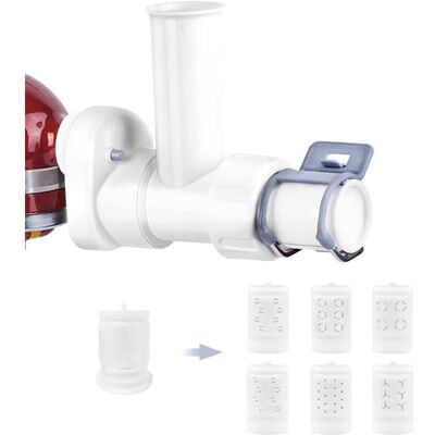 Ackerman– Accessoire De Pâtes Pour Mixeur Kitchenaid – 6 Formes De Pâtes – Installation Facile – Nettoyage Simplifié – Accessoire Durable - Publicité Ackerman– Accessoire De Pâtes Pour Mixeur Kitchenaid – 6 Formes De Pâtes – Installation Facile – Nettoyage Simplifié – Accessoire Durable - Publicité