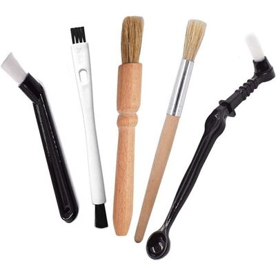 OEM Brosse De Moulin À Café Café Moulin À Café Brosse De Nettoyage Kit Barista Café Avec Poignée En Bois Et Plastique Pour Machine À Café Outil De Nettoyage De Café, Accessoires Pour Café, 5 Pièces - Publicité OEM Brosse De Moulin À Café Café Moulin À Café Brosse De Nettoyage Kit Barista Café Avec Poignée En Bois Et Plastique Pour Machine À Café Outil De Nettoyage De Café, Accessoires Pour Café, 5 Pièces - Publicité