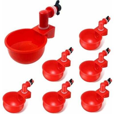 Scotch Aiperq 6pcs Automatiques Supplies Abreuvoir Poules Tasses À Bol Bol En Plastique, Volailles Distributeurs D'Eau Automatique De L'Eau Potable Tasses Pour Poussins Cailles Canards Bird - Publicité Scotch Aiperq 6pcs Automatiques Supplies Abreuvoir Poules Tasses À Bol Bol En Plastique, Volailles Distributeurs D'Eau Automatique De L'Eau Potable Tasses Pour Poussins Cailles Canards Bird - Publicité