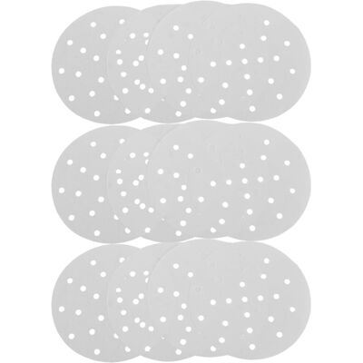 GRASSLIN Popetpop 400pièces Papier Pour Cuiseur Vapeur Rond Tapis De Cuisson Pour Panier Vapeur Feuilles Sulfurisées Pour Friteuse À Air Antiadhésif Usage Unique'-'- - Publicité GRASSLIN Popetpop 400pièces Papier Pour Cuiseur Vapeur Rond Tapis De Cuisson Pour Panier Vapeur Feuilles Sulfurisées Pour Friteuse À Air Antiadhésif Usage Unique'-'- - Publicité