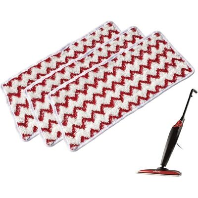 Melissa Tampons De Rechange Réutilisables En Microfibre Pour Vadrouille À Vapeur Vileda Xxl, 3 Pièces - Publicité Melissa Tampons De Rechange Réutilisables En Microfibre Pour Vadrouille À Vapeur Vileda Xxl, 3 Pièces - Publicité