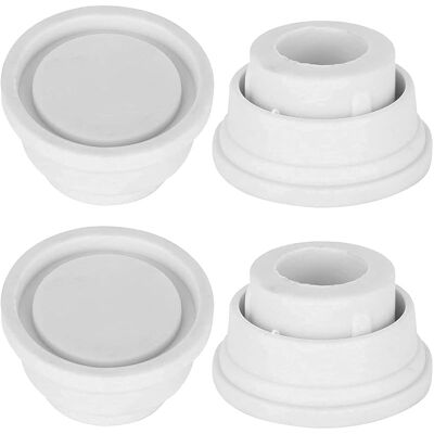 SANS MARQUE Lot De 4 Bouchons Universels En Caoutchouc Pour Échelle De Piscine, Accessoires De Rechange Pour Escaliers Mécaniques Sous-marins, Blanc - Publicité SANS MARQUE Lot De 4 Bouchons Universels En Caoutchouc Pour Échelle De Piscine, Accessoires De Rechange Pour Escaliers Mécaniques Sous-marins, Blanc - Publicité