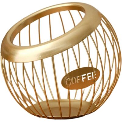 Scotch Panier À Dosettes De Café, Support De Café, Organisateur De Collations De Grande Capacité Pour Comptoir De Cuisine, Lieu De Travail, Accessoires Peu Encombrants, 20 X 18 Cm, 368 G, Ma - Publicité Scotch Panier À Dosettes De Café, Support De Café, Organisateur De Collations De Grande Capacité Pour Comptoir De Cuisine, Lieu De Travail, Accessoires Peu Encombrants, 20 X 18 Cm, 368 G, Ma - Publicité