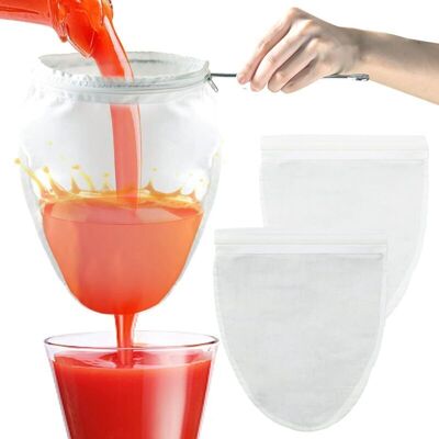 BRAST 4 Sachets De Lait De Noix Avec Support, Réutilisables, 1 Support, 3 Sacs Filtrants, Pour Filtrer Les Laits De Noix Végétaliens, Les Jus De Légumes Et Les Jus De Fruits - Publicité BRAST 4 Sachets De Lait De Noix Avec Support, Réutilisables, 1 Support, 3 Sacs Filtrants, Pour Filtrer Les Laits De Noix Végétaliens, Les Jus De Légumes Et Les Jus De Fruits - Publicité