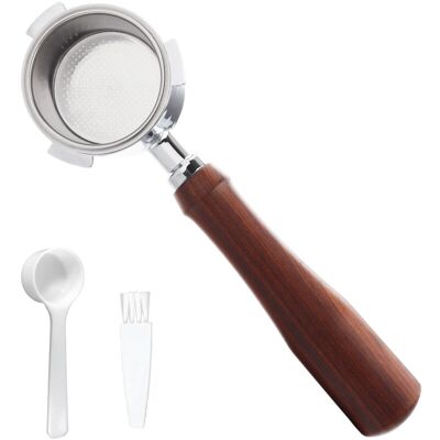 PELTOR Porte-filtre Sans Fond De 51 Mm Avec Panier En Acier Inoxydable À 3 Oreilles Et Poignée En Bois Massif Pièces De Rechange Pour Porte-filtre Compatibles Avec La Machine Delonghi Ec685/ec680 - Publicité PELTOR Porte-filtre Sans Fond De 51 Mm Avec Panier En Acier Inoxydable À 3 Oreilles Et Poignée En Bois Massif Pièces De Rechange Pour Porte-filtre Compatibles Avec La Machine Delonghi Ec685/ec680 - Publicité
