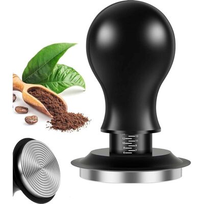 OEM Tamper 51mm, Tasseur Café Avec Base Ondulée En Acier Inoxydable, Régulation De La Pression, Tamper À Espresso Pour Set De Barista - Publicité OEM Tamper 51mm, Tasseur Café Avec Base Ondulée En Acier Inoxydable, Régulation De La Pression, Tamper À Espresso Pour Set De Barista - Publicité
