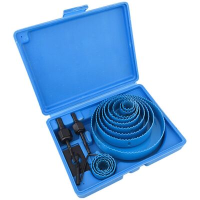 Melissa Kit 17 Scies Cloches Bimétalliques - 19-127mm - Acier Carbone - Pour Bois Et Placoplâtre - Boîte Rangement Incluse - Publicité Melissa Kit 17 Scies Cloches Bimétalliques - 19-127mm - Acier Carbone - Pour Bois Et Placoplâtre - Boîte Rangement Incluse - Publicité