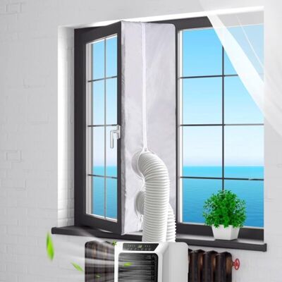 SANS MARQUE Kit Calfeutrage Climatis Mobile Porte Fenetre 300cm, Pour Climatiss, Sèche-linge Et Déshumidificats Tuyau Évacuation Calfeutrage Fermeture Éclair, Facile A Installer - Publicité SANS MARQUE Kit Calfeutrage Climatis Mobile Porte Fenetre 300cm, Pour Climatiss, Sèche-linge Et Déshumidificats Tuyau Évacuation Calfeutrage Fermeture Éclair, Facile A Installer - Publicité