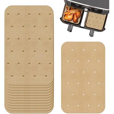 GRASSLIN 150 Papier Cuisson, Rectangulaire 20,5x14cm, Perforé, Antiadhésif, Pour Friteuse À Air - Publicité GRASSLIN 150 Papier Cuisson, Rectangulaire 20,5x14cm, Perforé, Antiadhésif, Pour Friteuse À Air - Publicité