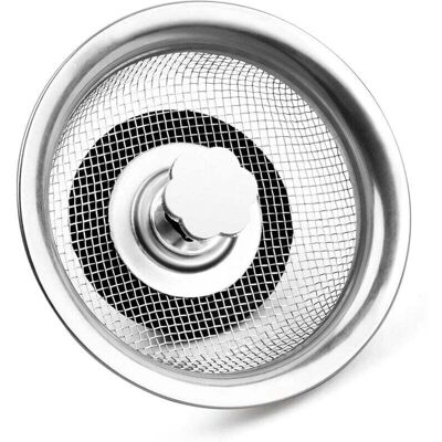 Scotch 2 Pièces Bouchon Crépine Évier Inoxydable Filtre Panier Bonde Grille Pour Cuisine Salle De Bain 84mm - Publicité Scotch 2 Pièces Bouchon Crépine Évier Inoxydable Filtre Panier Bonde Grille Pour Cuisine Salle De Bain 84mm - Publicité