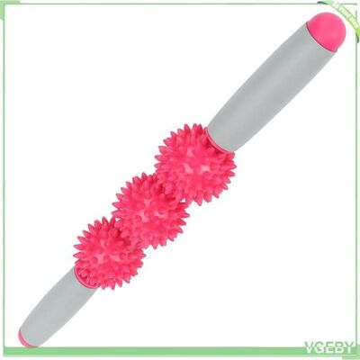 OEM Rouleau De Massage - Fafeicy - 3 Boules - Plastique - Rose - Pour Cou, Épaules, Dos - Publicité OEM Rouleau De Massage - Fafeicy - 3 Boules - Plastique - Rose - Pour Cou, Épaules, Dos - Publicité