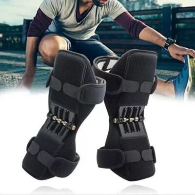 OEM Royaluxe-genouillères Spring Force, Knee Booster Support Articulaire Du Genou Puissant Protecteur De Jambe Antidérapant Rebond - Publicité OEM Royaluxe-genouillères Spring Force, Knee Booster Support Articulaire Du Genou Puissant Protecteur De Jambe Antidérapant Rebond - Publicité