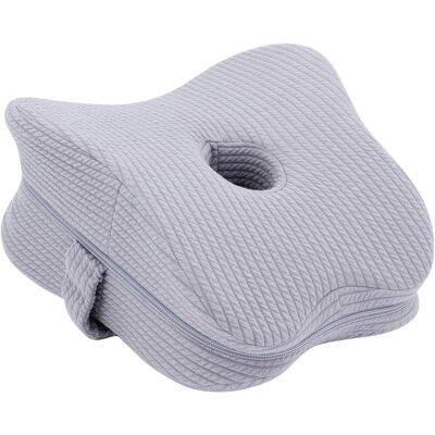 OEM Oreiller De Genou, Oreiller De Jambe En Mousse De Mémoire Orthopédique Pour La Sciatique De La Douleur De La Hanche, Douleur De Jambe, Douleur De Genou, Coussin De Jambe De Lit De Grossesse, Gris - Publicité OEM Oreiller De Genou, Oreiller De Jambe En Mousse De Mémoire Orthopédique Pour La Sciatique De La Douleur De La Hanche, Douleur De Jambe, Douleur De Genou, Coussin De Jambe De Lit De Grossesse, Gris - Publicité