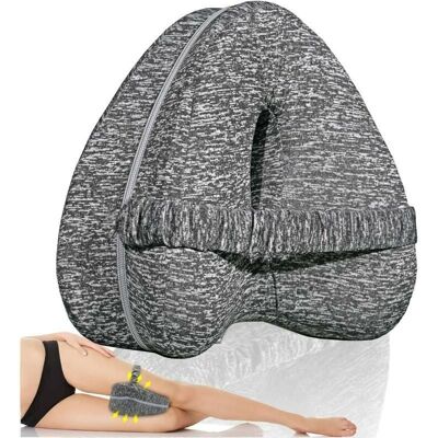 OEM Oreiller De Genou Avec Sangle Élastique, Coussin Orthopédique De Positionnement Des Jambes Pour Un Meilleur Sommeil, Idéal Pour L'Alignement De La Colonne Vertébrale, Des Hanches, Du Dos, Des Articula - Publicité OEM Oreiller De Genou Avec Sangle Élastique, Coussin Orthopédique De Positionnement Des Jambes Pour Un Meilleur Sommeil, Idéal Pour L'Alignement De La Colonne Vertébrale, Des Hanches, Du Dos, Des Articula - Publicité
