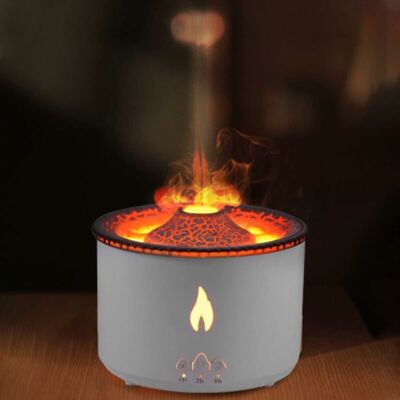 Vision Tigrezy Diffuseur D'Huiles Essentielles De 360 ml, Humidificateurs Volcaniques Pour La Maison, Diffuseur D'Air Avec Flammes De Qualité Supérieure 2 Modes De Brume - Publicité Vision Tigrezy Diffuseur D'Huiles Essentielles De 360 ml, Humidificateurs Volcaniques Pour La Maison, Diffuseur D'Air Avec Flammes De Qualité Supérieure 2 Modes De Brume - Publicité
