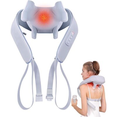 OEM Massageur Électrique Shiatsu Du Dos Et Du Cou, Massageur D'Épaule Sans Fil Avec Chaleur, Oreiller De Massage De Malaisage 3d De Tissu Profond Pour Soulager La Douleur Musculaire Du Corps - Publicité OEM Massageur Électrique Shiatsu Du Dos Et Du Cou, Massageur D'Épaule Sans Fil Avec Chaleur, Oreiller De Massage De Malaisage 3d De Tissu Profond Pour Soulager La Douleur Musculaire Du Corps - Publicité