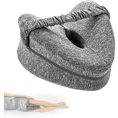 OEM Coussin Entre Jambes Pour Dormir, Oreiller De Genou En Mousse Mémoire Pour Dormir, Avec Sangle, Pour Douleurs Aux Jambes, Douleurs Dorsales, Sciatique, Grossesse, Dormeuses Latérales (gris) - Publicité OEM Coussin Entre Jambes Pour Dormir, Oreiller De Genou En Mousse Mémoire Pour Dormir, Avec Sangle, Pour Douleurs Aux Jambes, Douleurs Dorsales, Sciatique, Grossesse, Dormeuses Latérales (gris) - Publicité