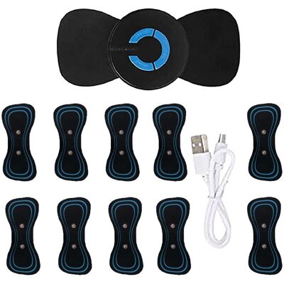 OEM Appareil De Massage Électromagnétique Rechargeable À Fréquence Réglable (10 Électrodes) Pour Zones Douloureuses Cou Épaules Dos Taille Bras Jambes - Publicité OEM Appareil De Massage Électromagnétique Rechargeable À Fréquence Réglable (10 Électrodes) Pour Zones Douloureuses Cou Épaules Dos Taille Bras Jambes - Publicité